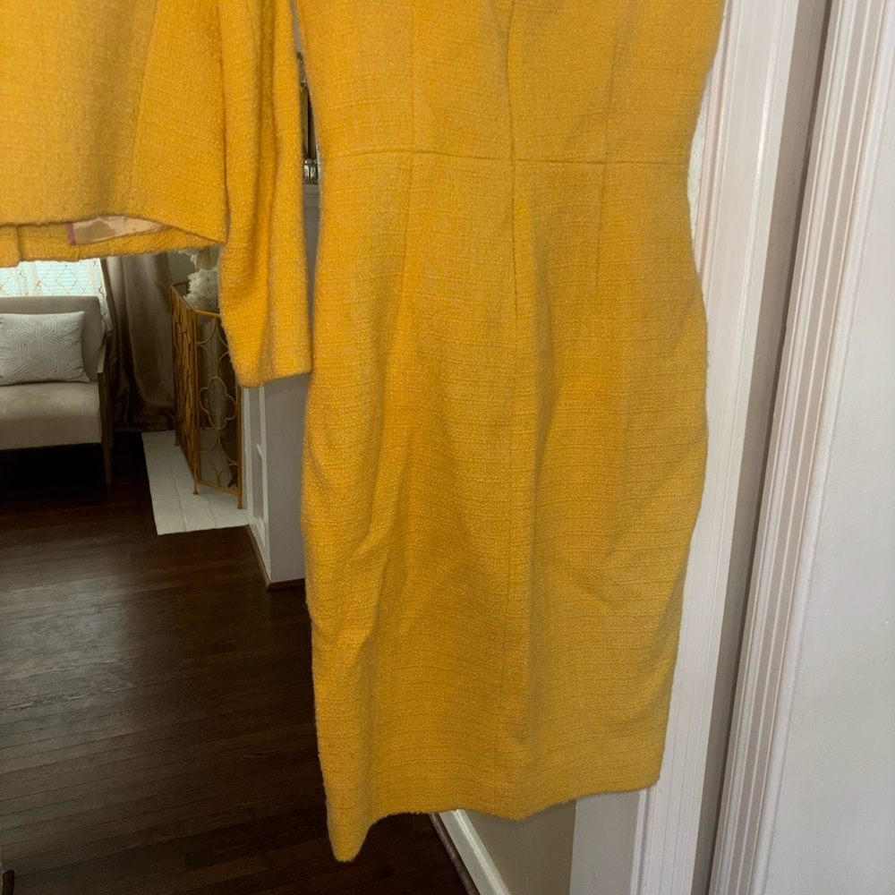 NWT J. Crew Yellow Dress & Jacket Set - Picture 17 of 17